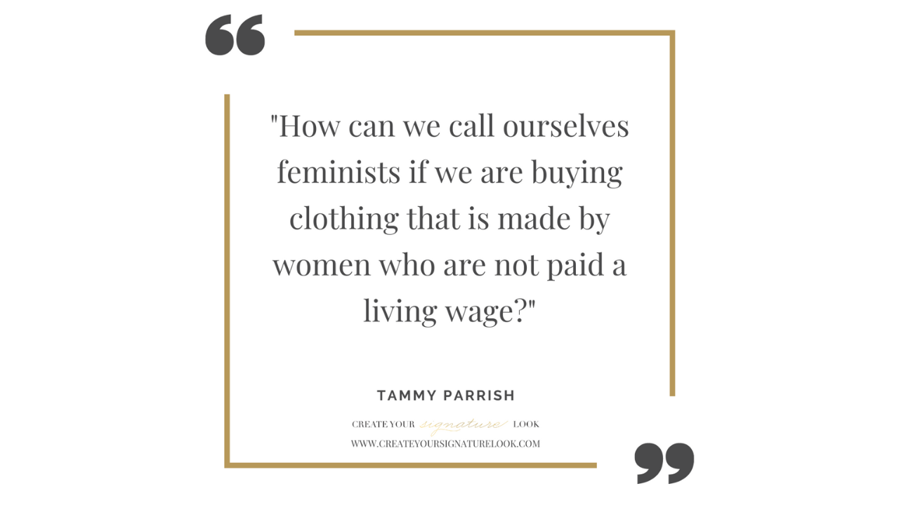 Quote by Tammy Parrish, image consultant.